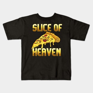 Slice of Heaven | Food Lover Gift | Pizza Lovers | Calzone Kids T-Shirt